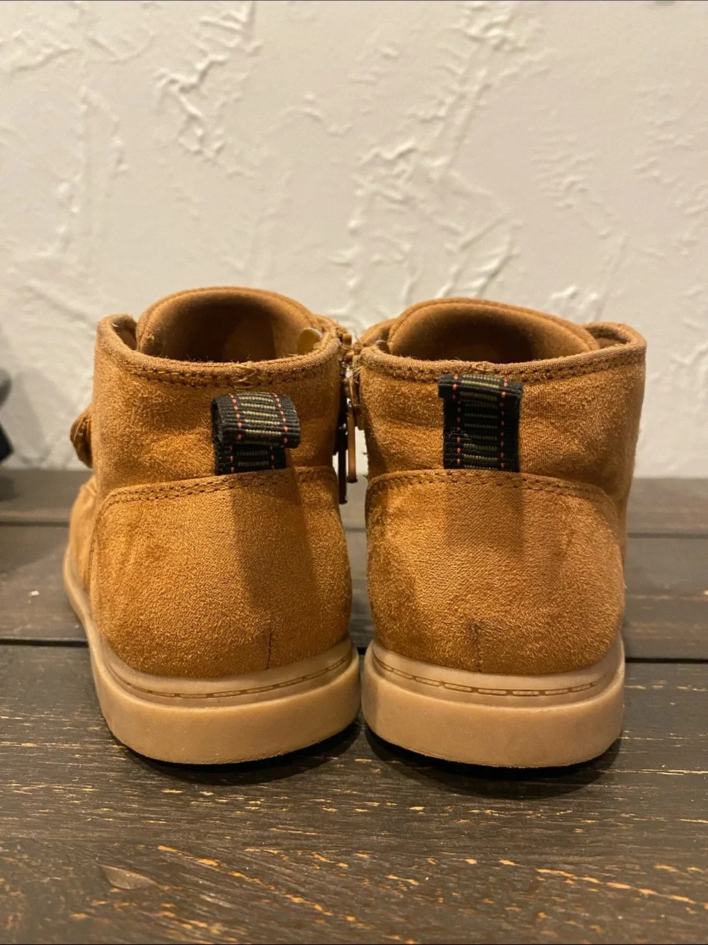 Boys Brown/Tan Suede Ankle Boots